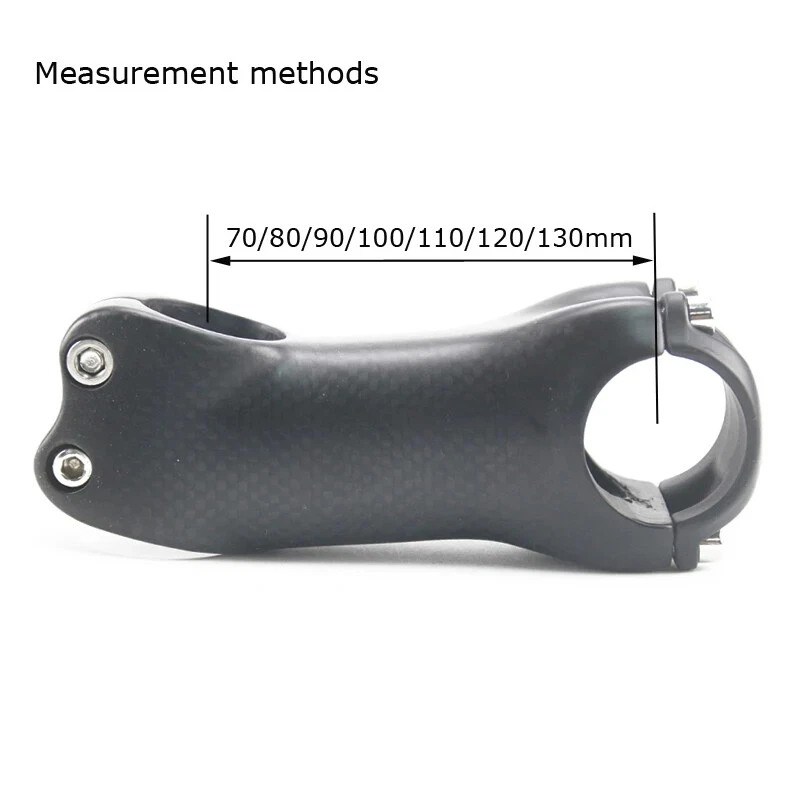 Carbon Fiber Stem 28.6/31.8mm 6 17 Degree for Road/MTB Bicycle 3K Gloss Parts - Image 4 of 4