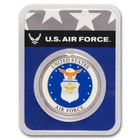 1 oz Silver Colorized Round - U.S. Air Force (In TEP)