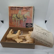 Craft Master Old West Horse Team Wooden Kit B5