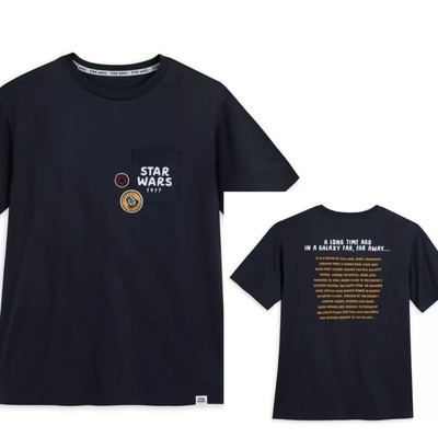 NWT Disney Star Wars: A New Hope Title Crawl T-Shirt for Adults Unisex Small