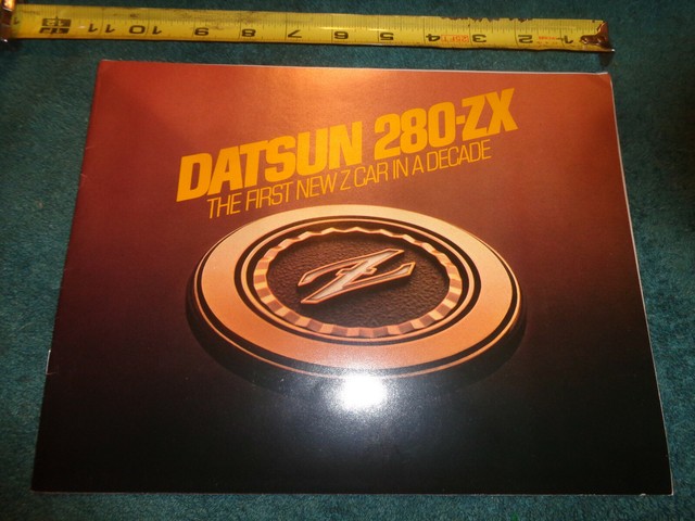 1979 DATSUN 280ZX SALES BROCHURE / ORIGINAL 280Z DEALERSHIP CATALOG | eBay