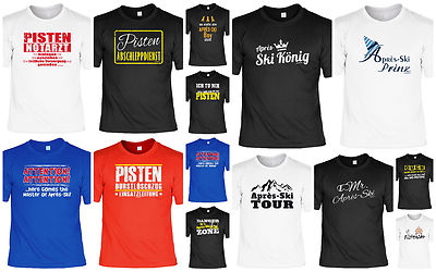 Lustiges Wintersport T-Shirt - Skishirt - Apres Ski Party Sprüche T-Shirt Ski