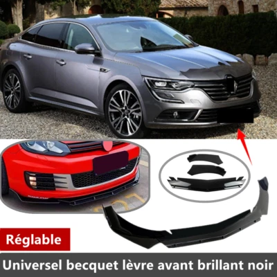 Universel becquet lèvre de spoiler séparateur avant pour Renault Talisman - Photo 1/4