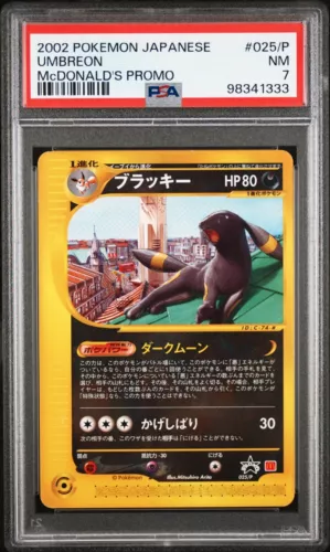PSA 7 025/P Japanese Pokemon Umbreon McDonalds Promo 2002