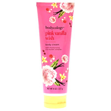Body Cream Pink Vanilla Wish by Bodycology for Women - 8 oz BODYCREAM NEW FRESH