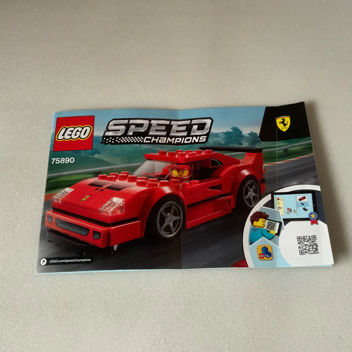 Lego speed sales champions ferrari instructions