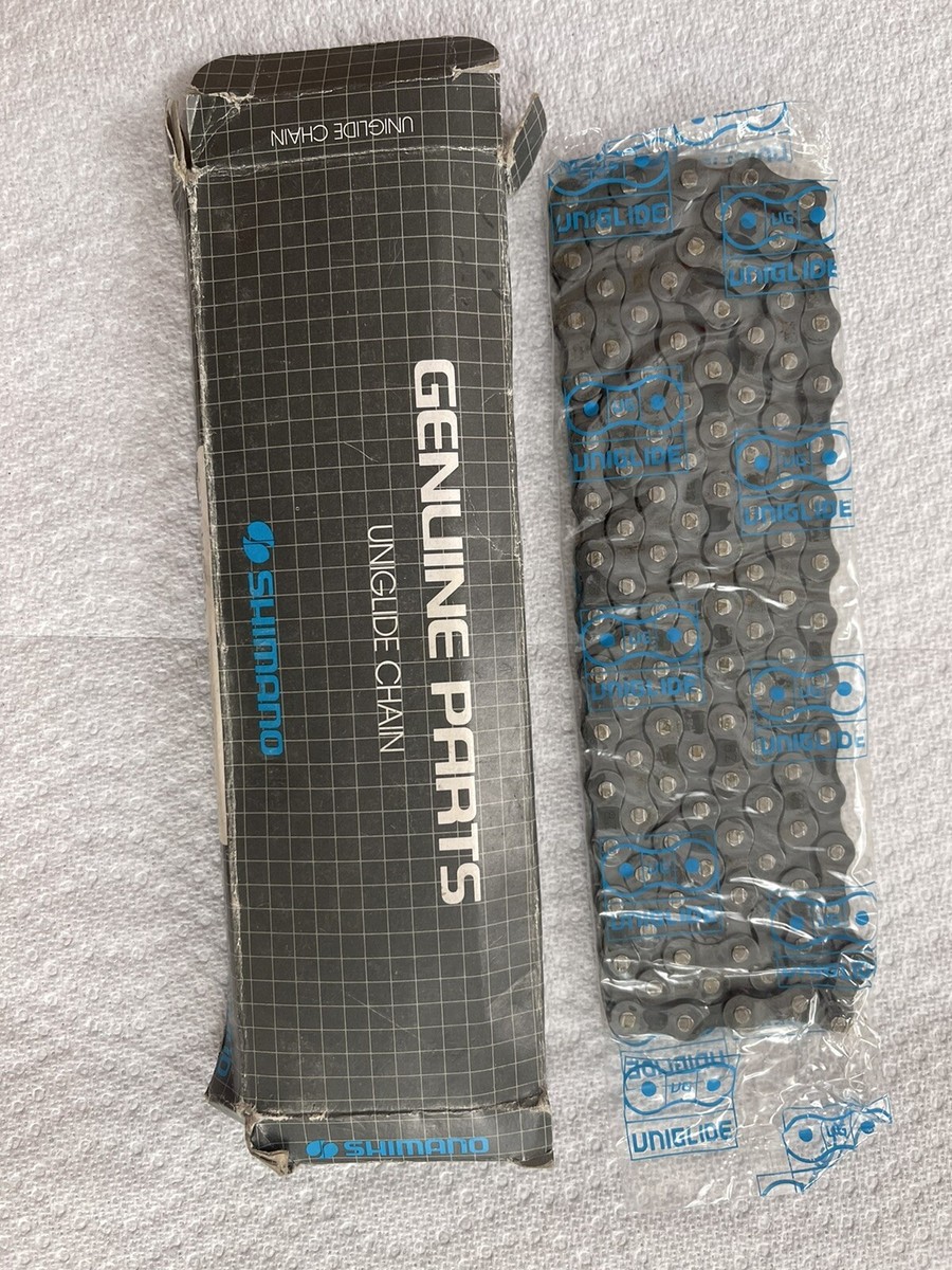 パーツ SHIMANO DURA-ACE Uniglide Chain Shimano Uniglide Chain Made In Japan Nos Cn-ug 50. 1/2 X 3/42 116L