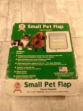 NOS Ideal Small 6"x6" Pet Door Frame Durable Dog Cat Magnetic Flap Seal