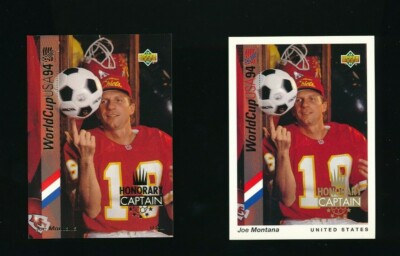 l1993 Upper Deck Soccer Joe Montana 1994 World Cup #HC2 Gold