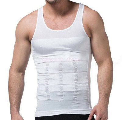 Mens Slimming Vest Body Shaper Men's Body Slimming Tummy Shaper