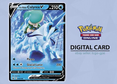 Ice Rider Calyrex V 45/198 - Pokemon TCG Online (Digital Card)