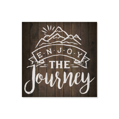 Enjoy the Journey Inpiration Camping Rustic Looking Wood Sign B3-12120061015