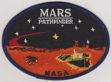 NASA JPL Mars Mission Rover Pathfinder Embroidered Iron On Patch *New* #546