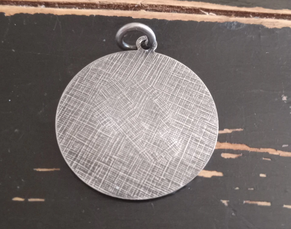 John Wind Silver Sorority Gal Silver Letter "F" Large Pendant - Image 2 of 4