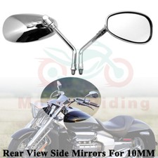 Set of 2 Mirrors 10MM For Honda VT VT600 VT750 VT1100 Shadow VF VF750 Magna 750