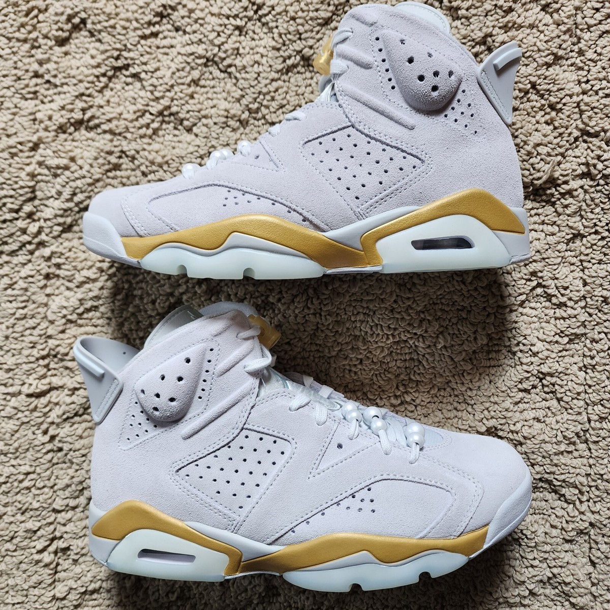 Wmns Air Jordan 6 Retro Craft Pearl Brand New Sz 8 | eBay