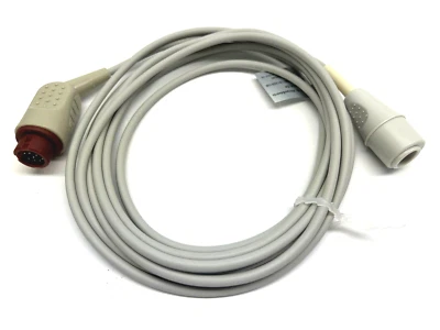 SPACELABS Philips Compatible IBP Adapter Cable 896083021 Edward Transducer, 12 pin, 4m