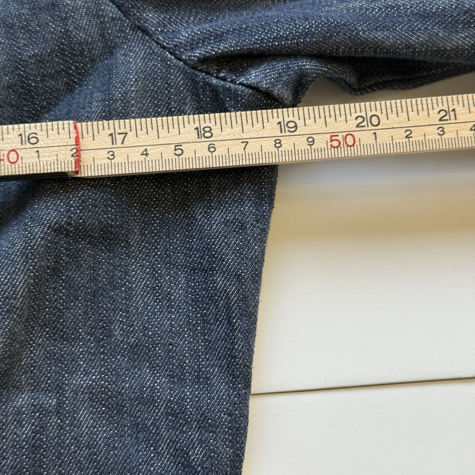 Code Bleu Denim Jean Jacket Size M -  Embroidered… - image 8