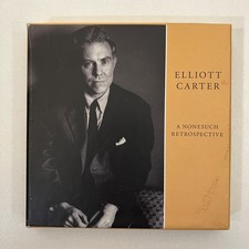 Elliot Carter A Nonesuch Retrospective 2008 4 CD Box Set Classical Music Modern