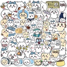 60pcs Japanese Cartoon Chiikawa Stickers for Kids, Funny Vinyl