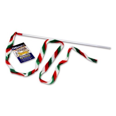 CAT DANCER Products Christmas Cat Charmer, Wand 1 Pack, Pattern 