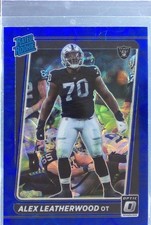 2021 Donruss Optic Alex Leatherwood Blue Scope #266 Raiders