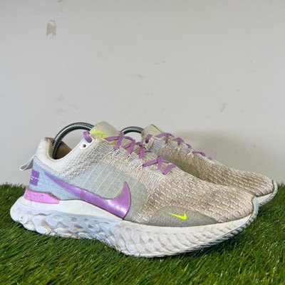 Nike Turnschuhe Größe 7 Damen weiß React Infinity Run Flyknit 3 Laufschuhe