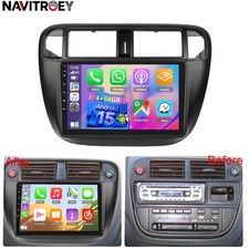 9for Honda Civic 1995-2000 Carplay Car Radio Stereo Gps Navi Android15 464gb