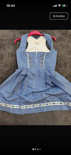 Original Steindl Dirndl Damen blau-weiß kari...