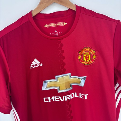#ad Adidas Manchester United Jersey Mens XL Red Climacool Soccer Home Shirt 2016 17 $24.99