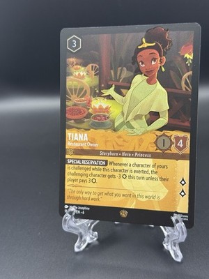 Tiana - Restaurant Owner 16/204 Azurite Sea l Cold Foil!! l LORCANA