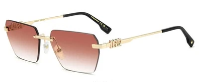 DSQUARED2 DSQ2 0102/S - J5G Sonnenbrille Gold/Orange, 58 - Bild 1 von 3