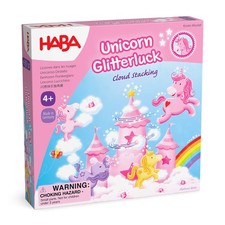 Image of HABA Unicorn Glitterluck-The Cloud Stacking (redesign)