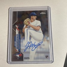 2020 Topps Chrome - Rookie Autographs Jacob Waguespack #RA-JW (AU, RC)