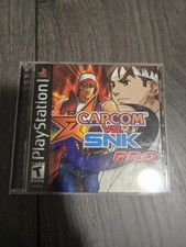 Capcom vs SNK Pro PS1 PlayStation Black Label Complete CIB Tested Authentic