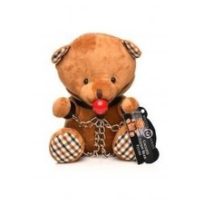 Master Series Gagged Bondage Bear - Plush Restraint Toy