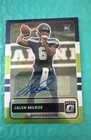 2025 Donruss Optic Jalen Milroe Base (RAW)
