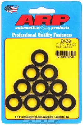 #ad ARP Black Washers 7 16 ID x 13 16 OD 10 200 8530 $22.41