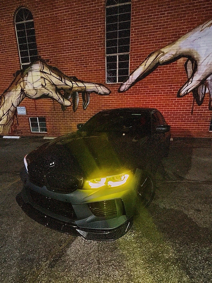 ¡Nuevo! Faro láser lateral izquierdo BMW G20 330i M340i 2019-2022 estilo M3 y DRL amarillo Foto 3 de 4