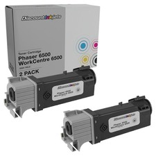 2PK 106R01597 for Xerox BLACK High Yield Toner Cartridge Phaser 6500 6500DN 6505