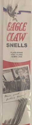 Eagle Claw Snell Hooks Plain Shank 1 - 231X - Package Of 6 - NOS
