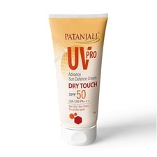 Patanjali UV Pro Advance Sun Defence Cream SPF 50 PA  50g Dry Touch Free Ship