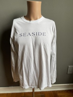 Comfort Colors SEASIDE Florida White Long Sleeve T Shirt Adult  Medium