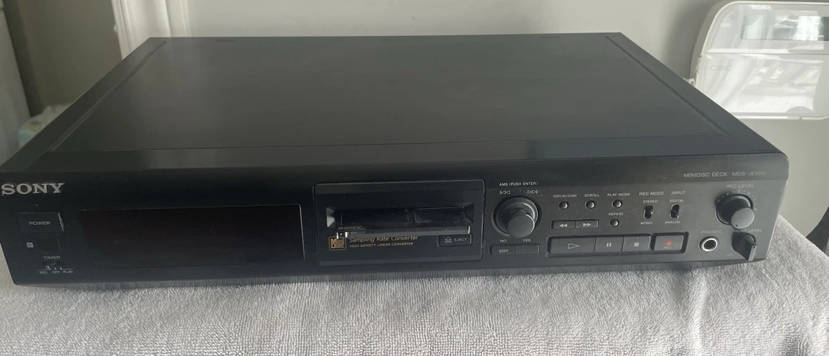 LECTEUR ENREGISTREUR AUDIO SONY MDS-SD1 Minidisc MD Deck Player d