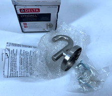 Delta Lyndall Double Towel Hook Bath Hardware Accessory in Brushed Nickel