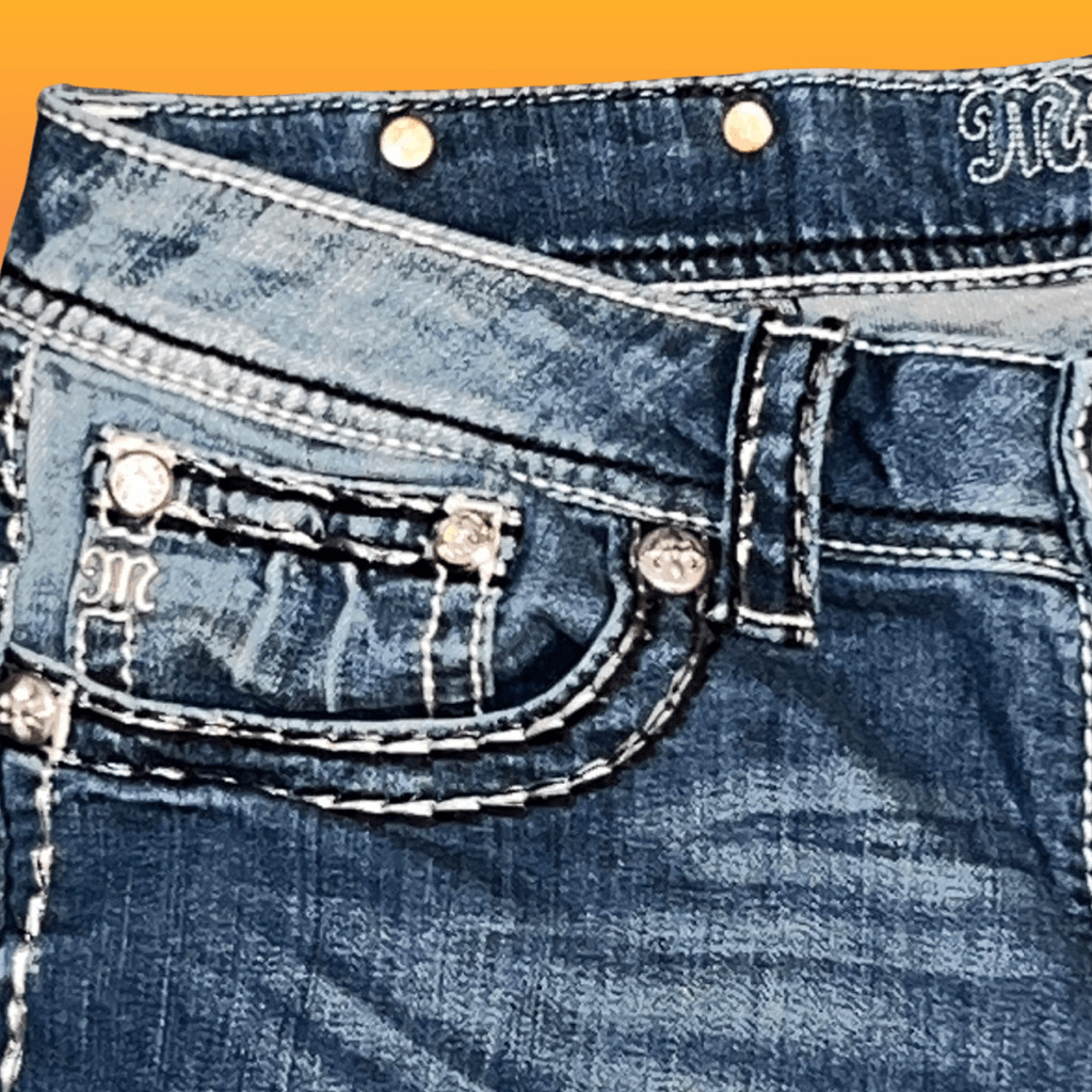 BKE Miss Me Boyfriend Denim Capris Size 30” #71 image 3