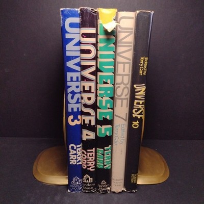Universe Science Fiction Hardcover Bundle, Terry Carr - 5 Books: 3, 4, 5, 7, 10
