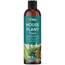 Vitax Organic House Plant Feed Concentrate Liquid healthy 250ml Makes 50L 0.16 per litre