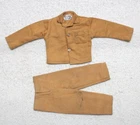 Vintage GI Joe Adventure Team - Muscle Body Black Adventurer - Outfit