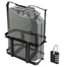 Jerry Gas Can Holder Rack with Combination Lock, 1 pack-with combination lock